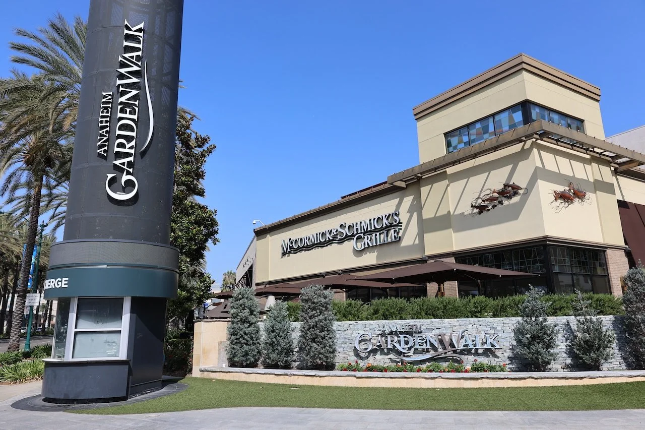 Anaheim GardenWalk in California.
